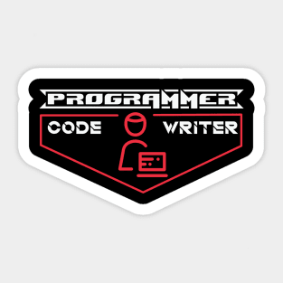 Programmer code writer Sticker